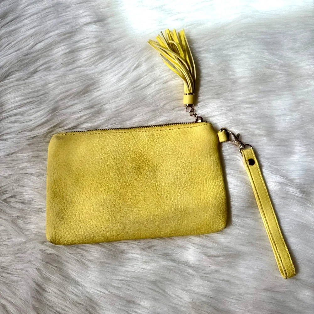 Novelty Wristlet Tropical Treats Pineapple Wristlet Pouch Yellow‎